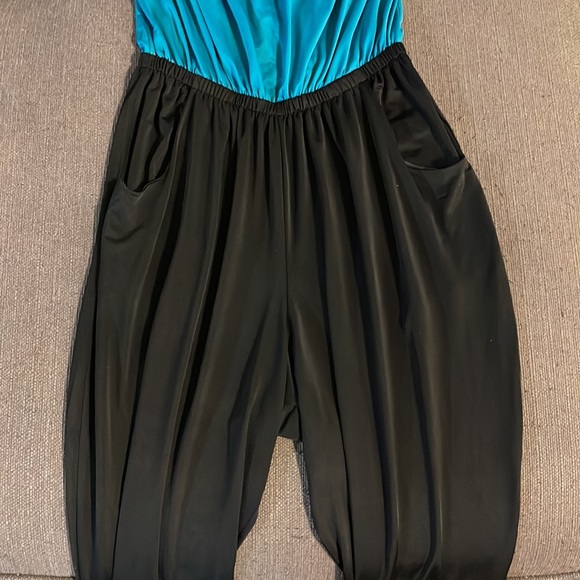 Material Girl Strapless Jumpsuit- Large - Picture 2 of 2